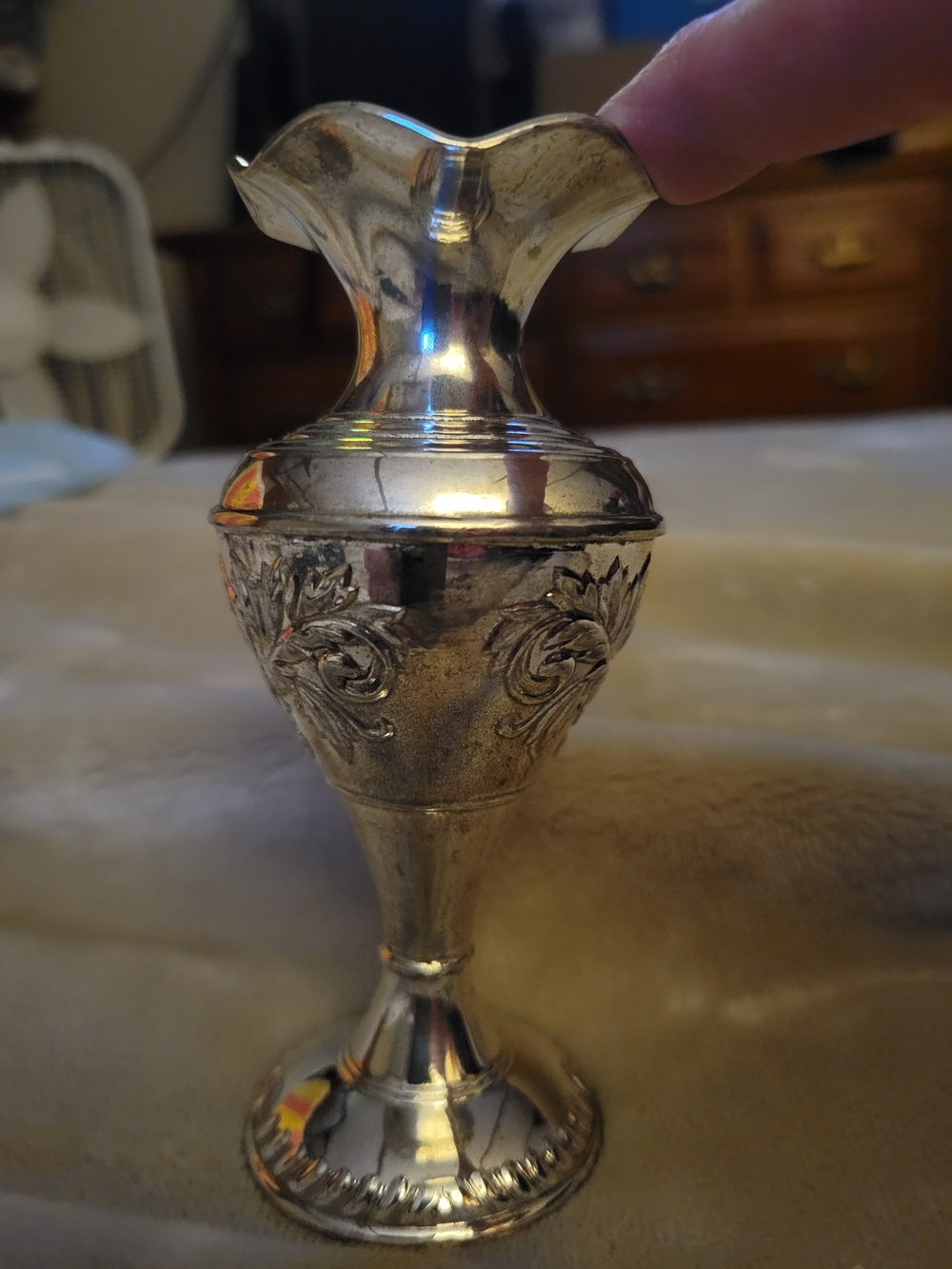 Sterling Silver/Silver Plated Bud Vase
